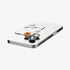 AGL05205 - iPhone 14 Pro / 14 Pro Max Optik Pro Lens Protector in black showing the device
